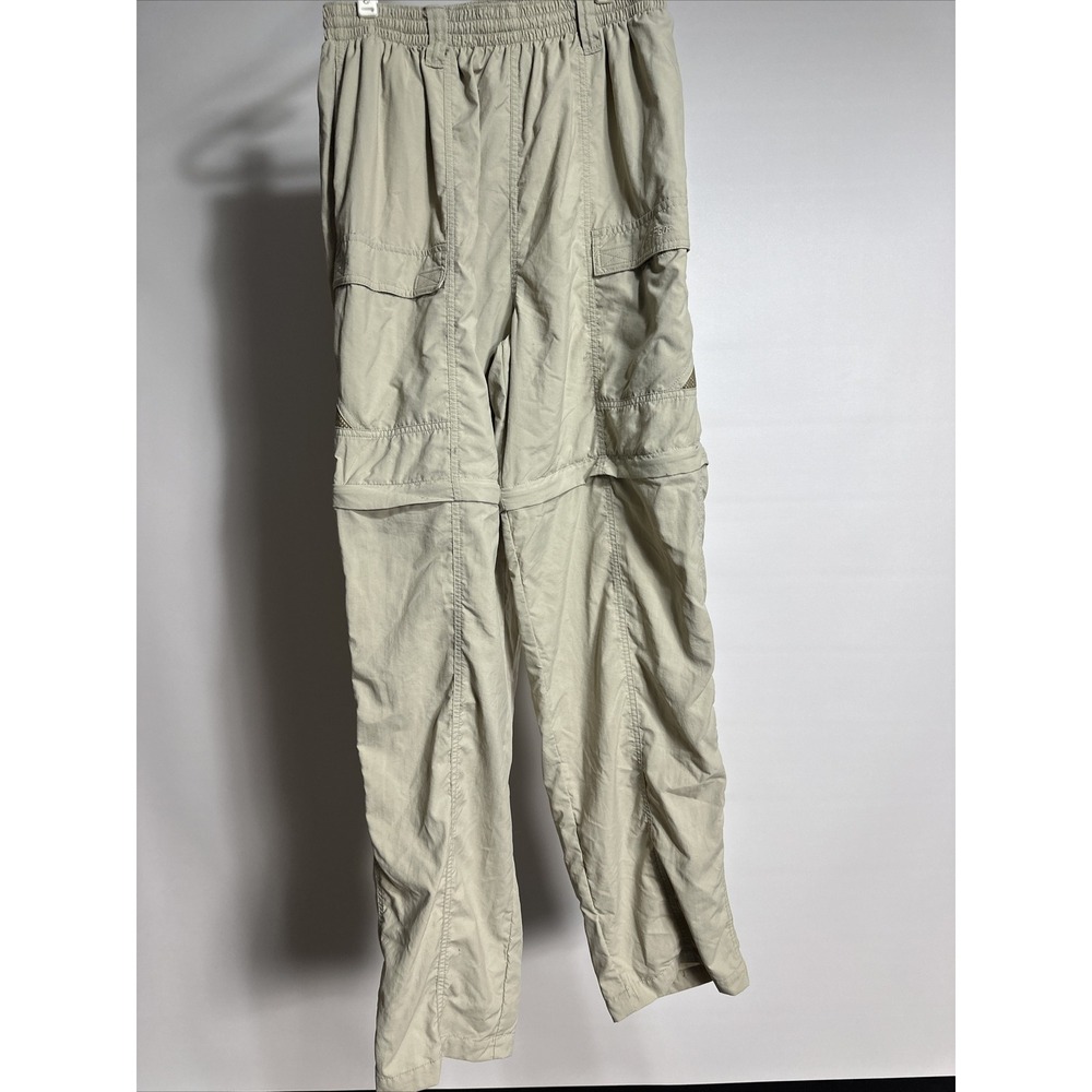 Columbia PFG Pants Mens Large Khaki Convertible Hiking Fishing Cargo Pants